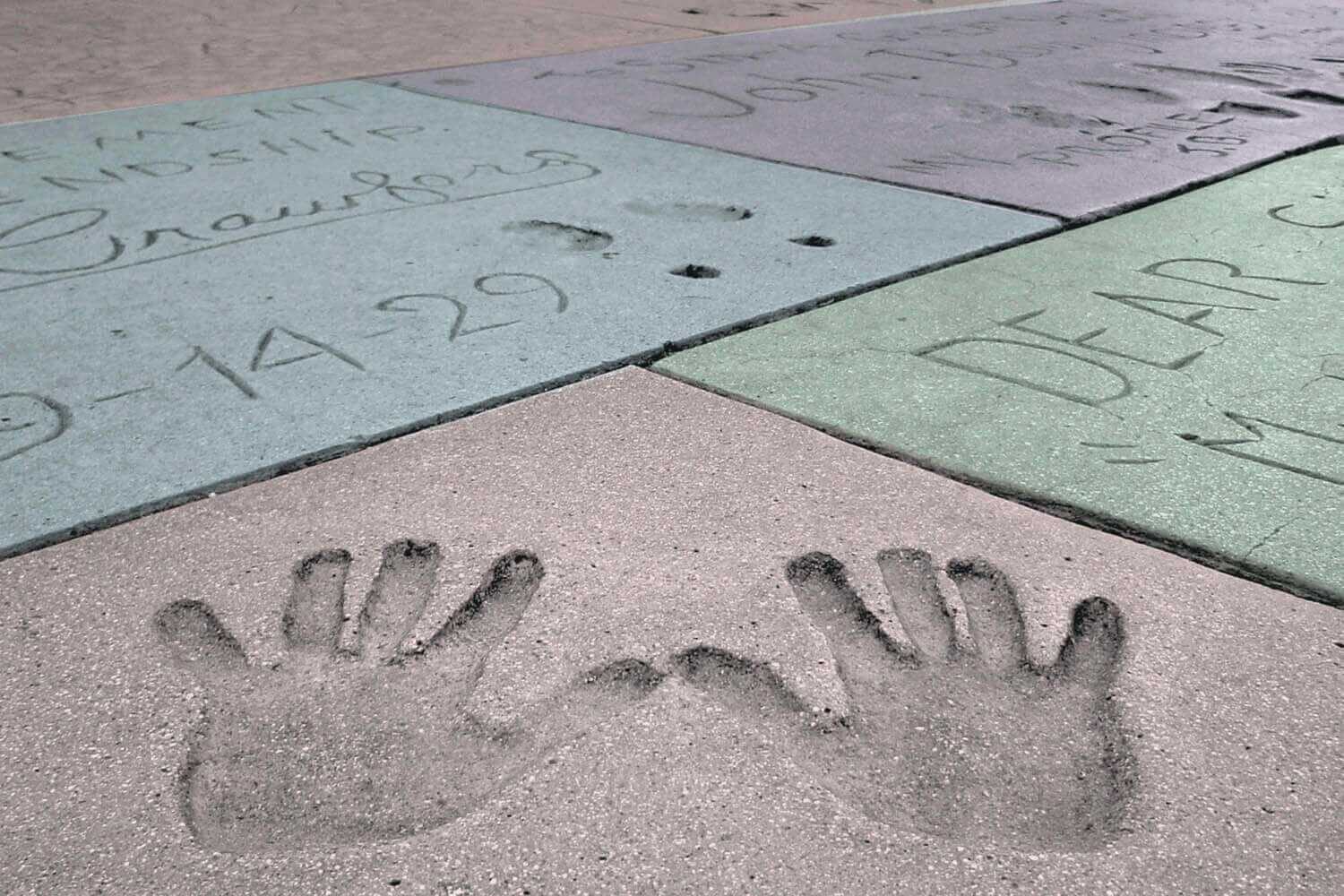 Half day Los Angeles tour: Chinese Foot Prints
